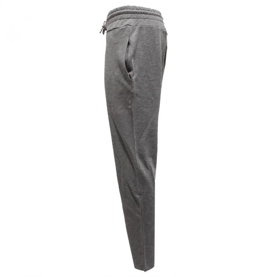 0751K pantalone donna tuta WOOLRICH GREY light cotton sweatpant women