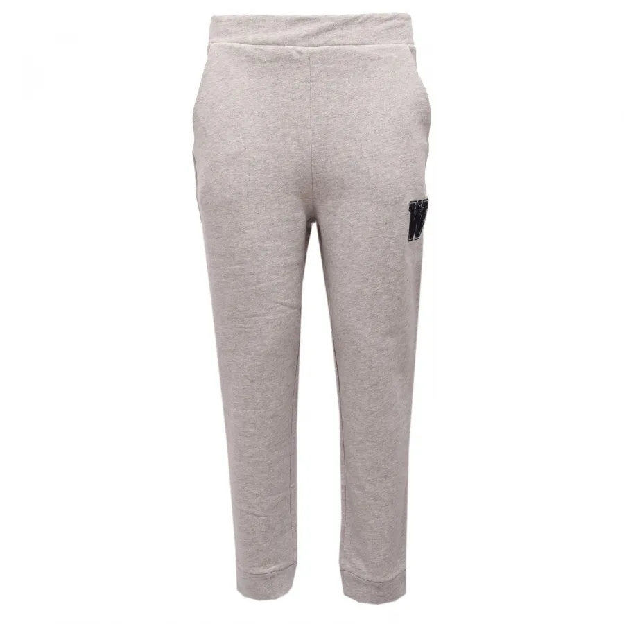 1151K  pantalone tuta donna WOOLRICH grey heavy cotton trouser sweatpant woman