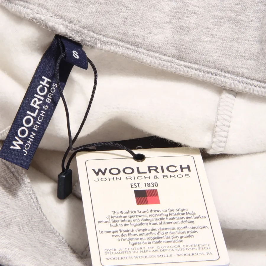 1151K  pantalone tuta donna WOOLRICH grey heavy cotton trouser sweatpant woman