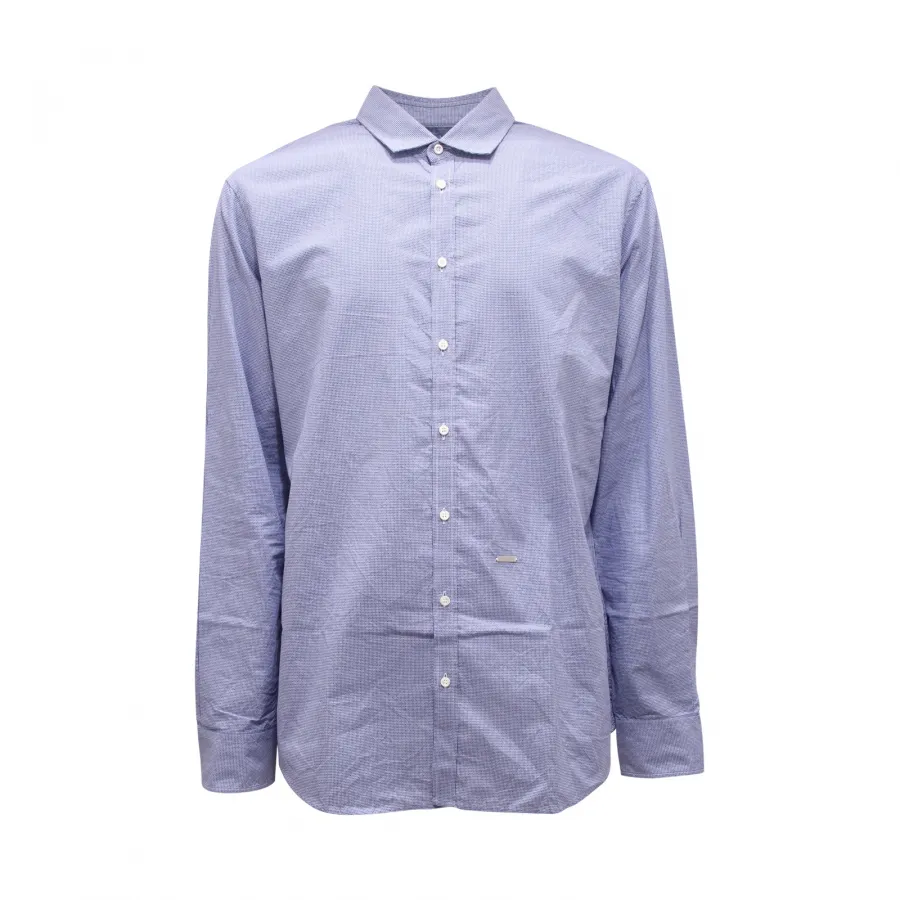2309AS camicia uomo DSQUARED2 man shirt blue