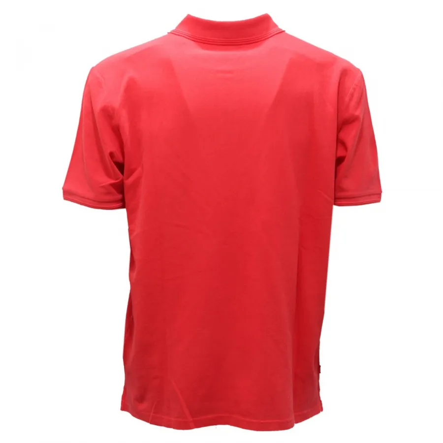 4756AH polo uomo WOOLRICH red cotton polo t-shirt men