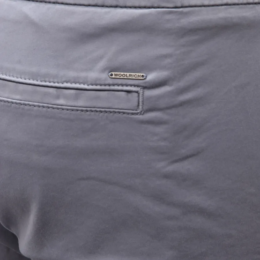 4944AD pantalone donna WOOLRICH light blue cotton trouser woman