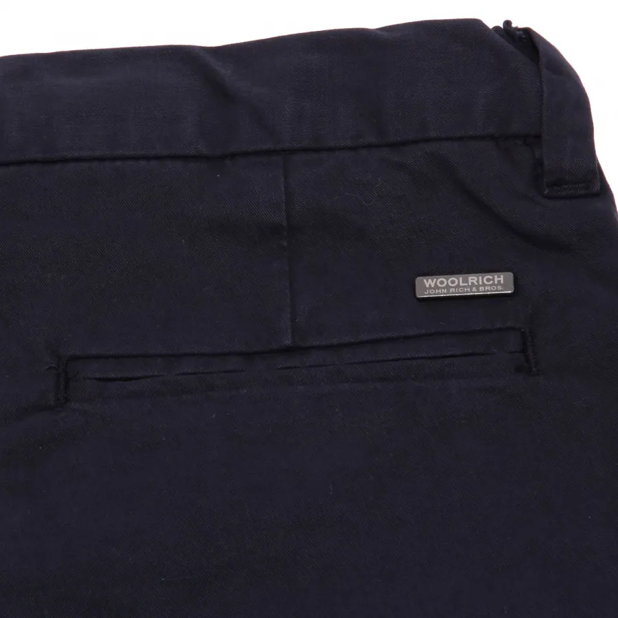 5135AB bermuda bimbo BOY WOOLRICH STRETCH blue garment dyed shorts kid