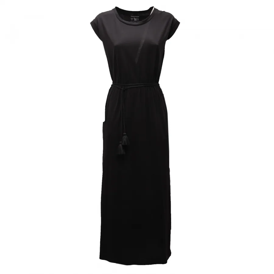 6004AD abito donna WOOLRICH black lyocell/cotton dress women