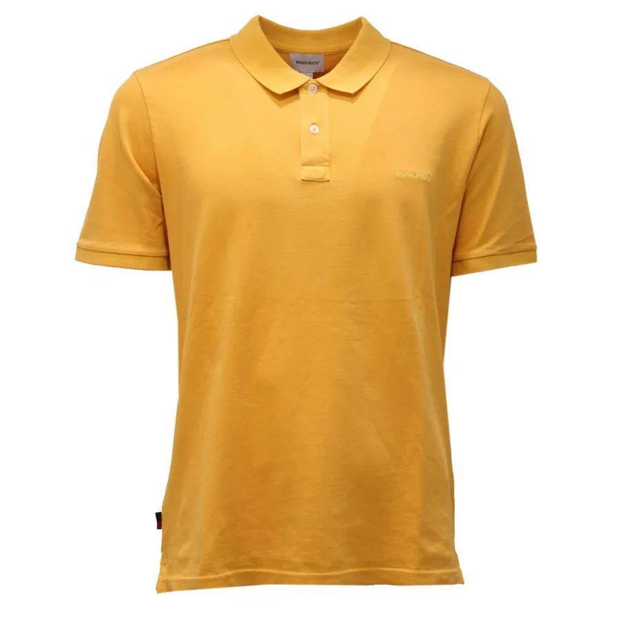 6713AF polo uomo WOOLRICH yellow cotton blend polo-shirt men