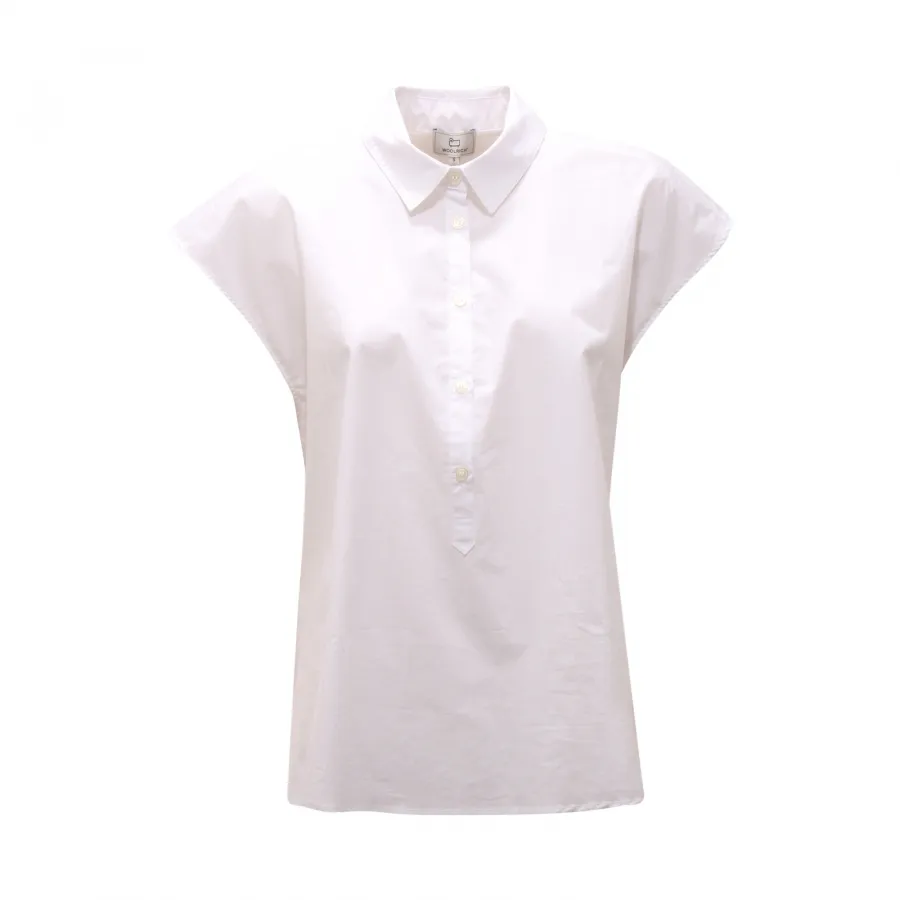 7698  blusa donna WOOLRICH woman poplin blouse