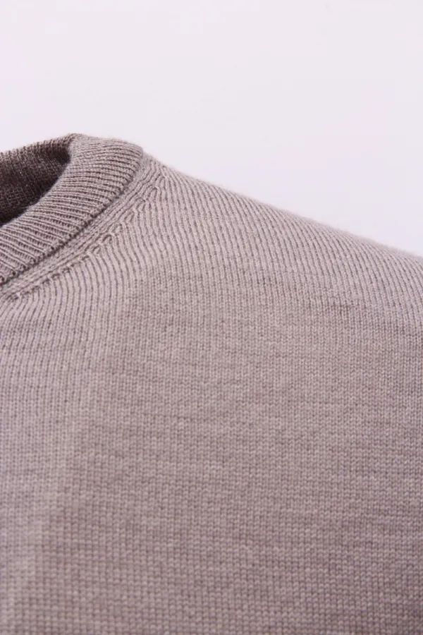 8951AI maglione uomo BEVERLY HILLS POLO CLUB man wool blend sweater grey