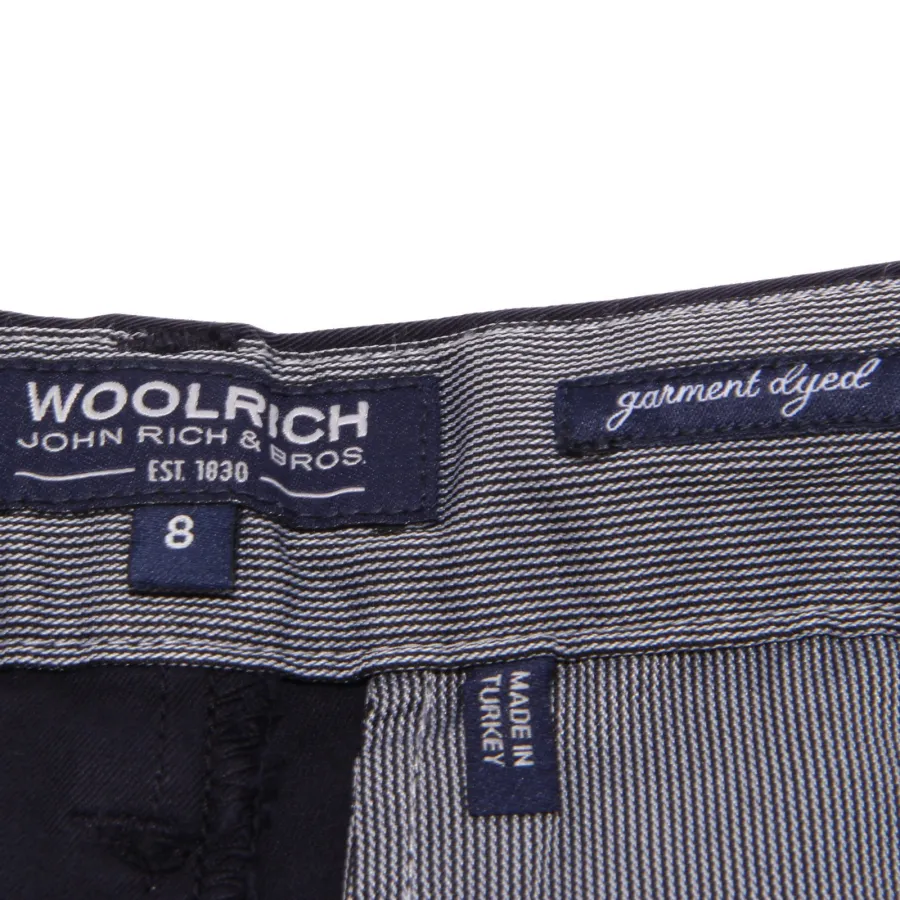 9179T pantalone bimbo WOOLRICH cotone blue cotton trouser boy