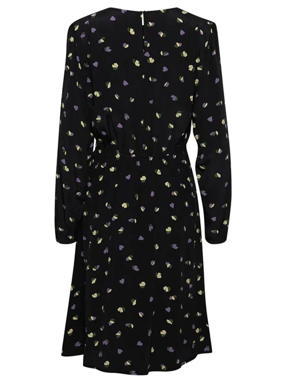 Abito nero donna con scollo tondo