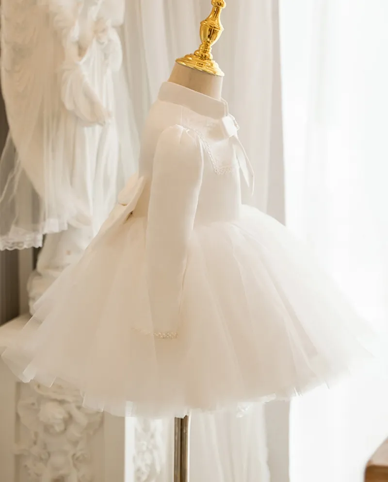 Abito per bambini Abito da ragazza di fiori Abito da principessa gonfio