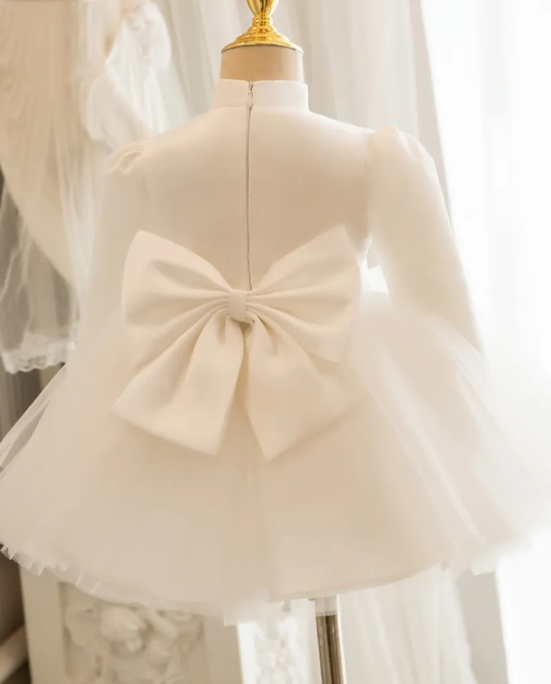 Abito per bambini Abito da ragazza di fiori Abito da principessa gonfio