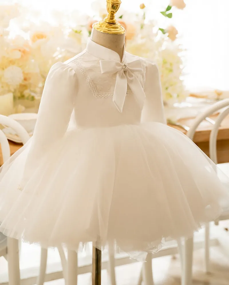 Abito per bambini Abito da ragazza di fiori Abito da principessa gonfio
