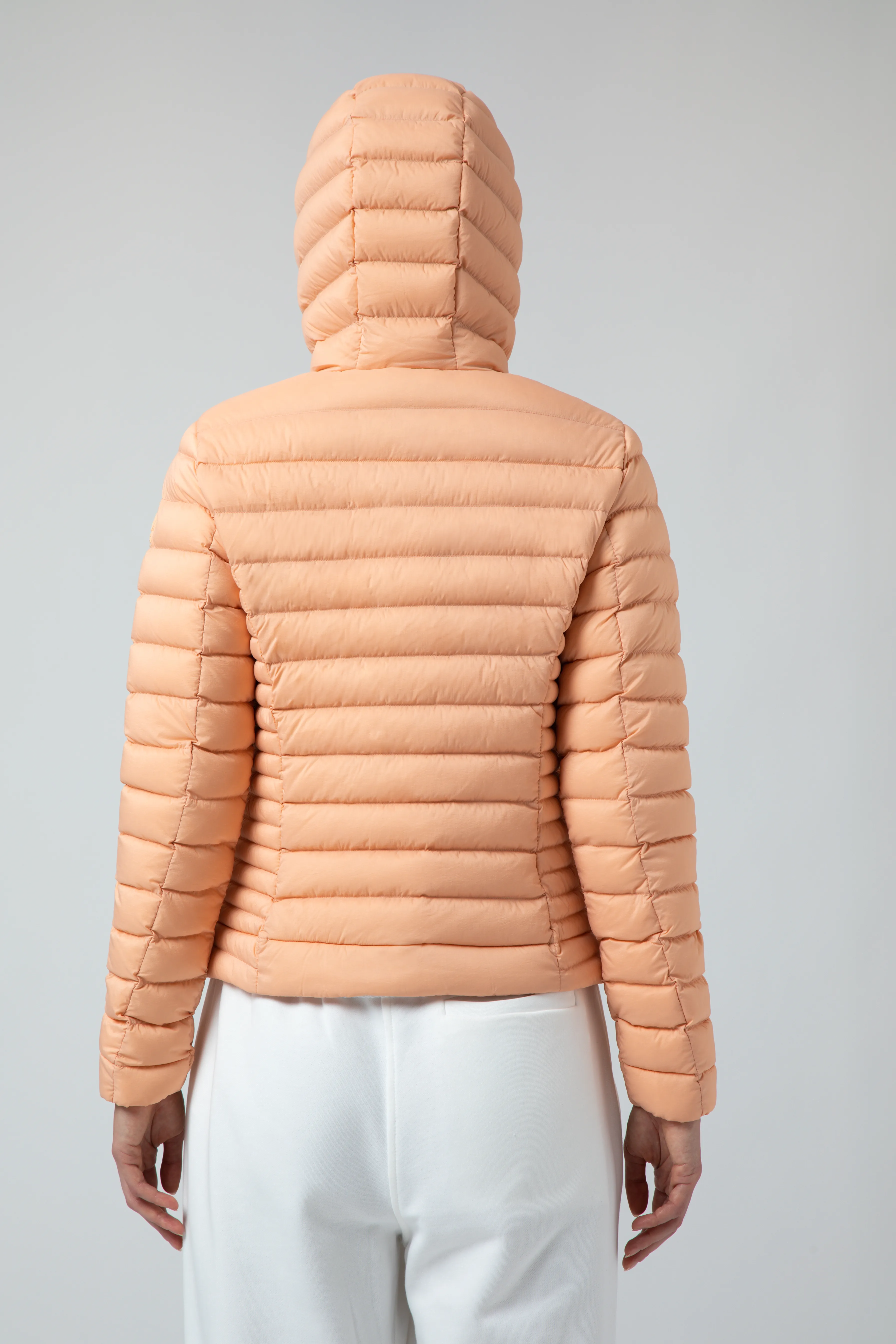 AGHATA – Pink hooded down jacket