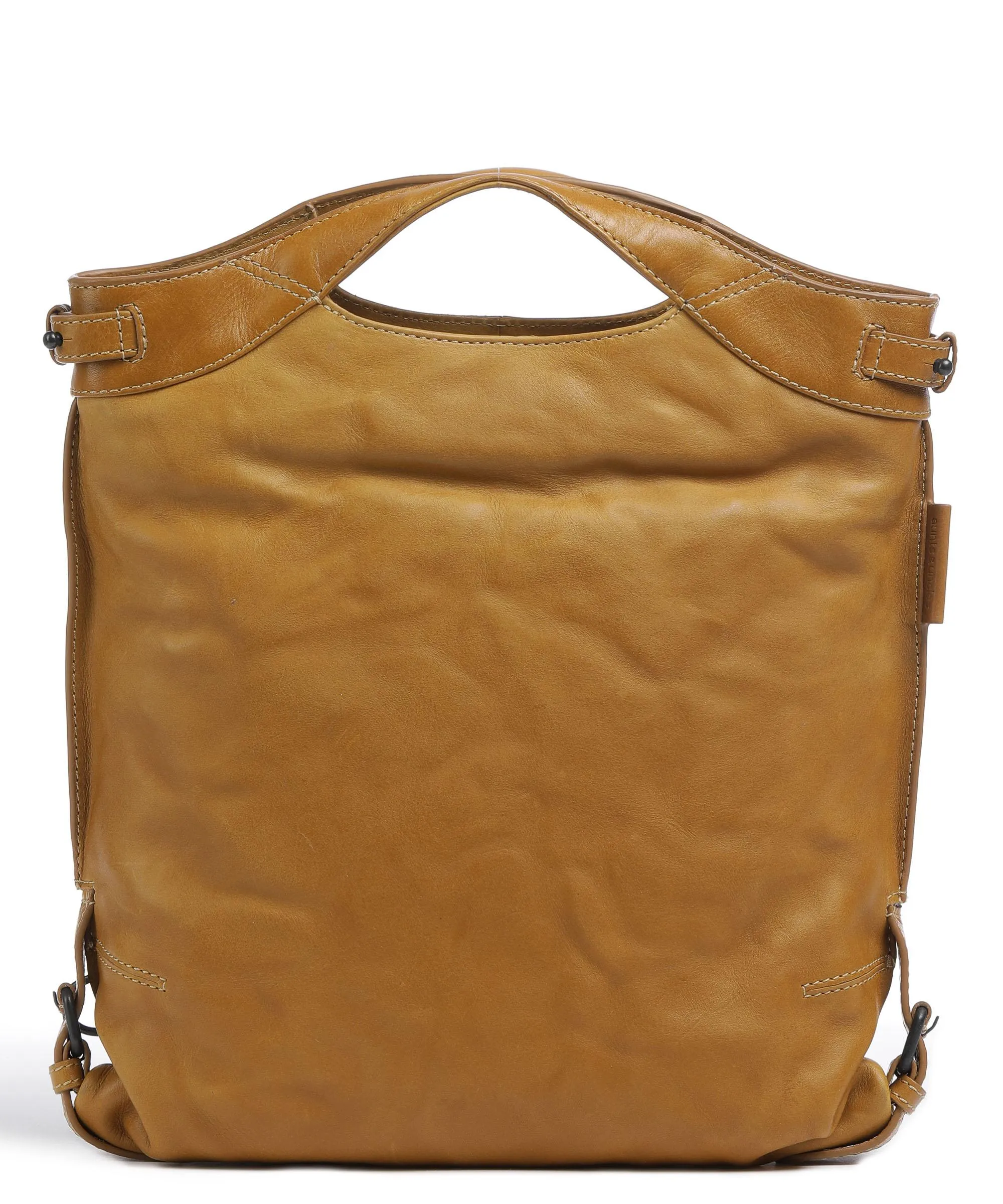  Aunts & Uncles Grandma's Luxury Club Mrs. Peach Crumble Borsa a zainetto pelle di vacchetta finemente grana giallo  