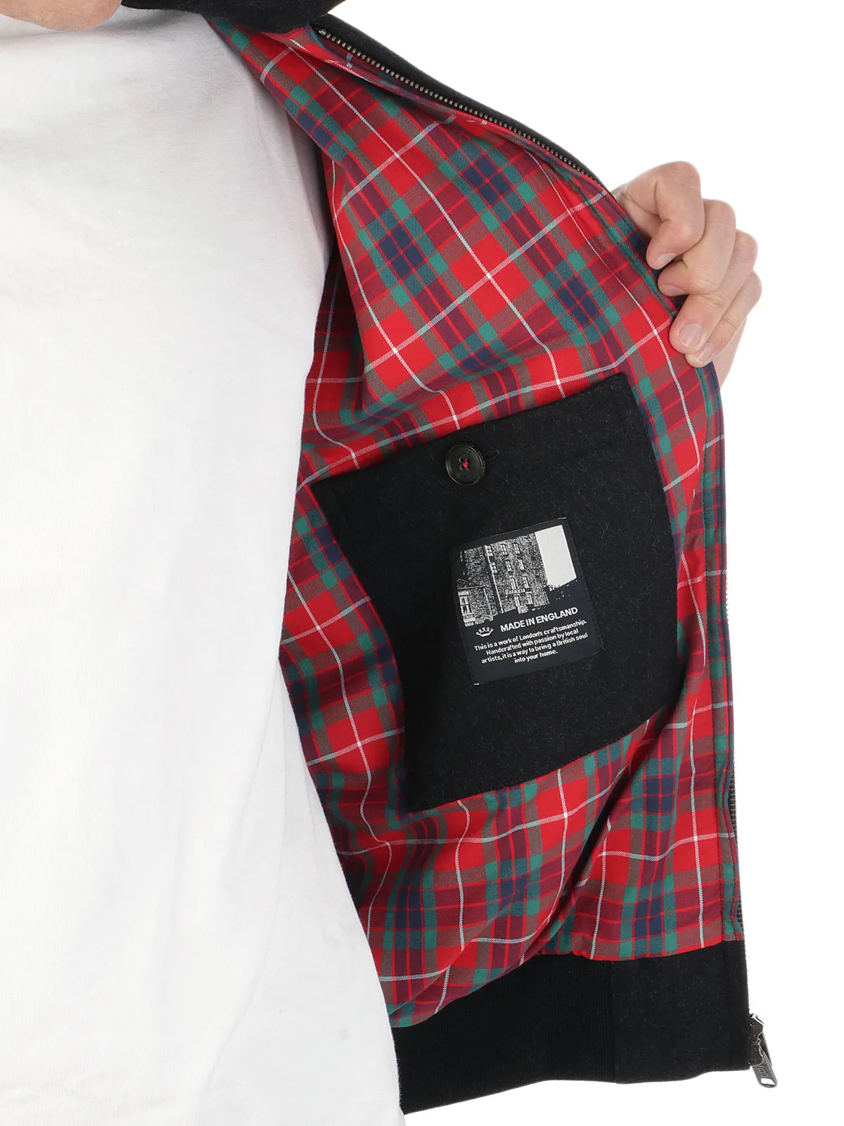 BARACUTA ---------- Giubbotto Unpadded G9 Melton Jacket ---------