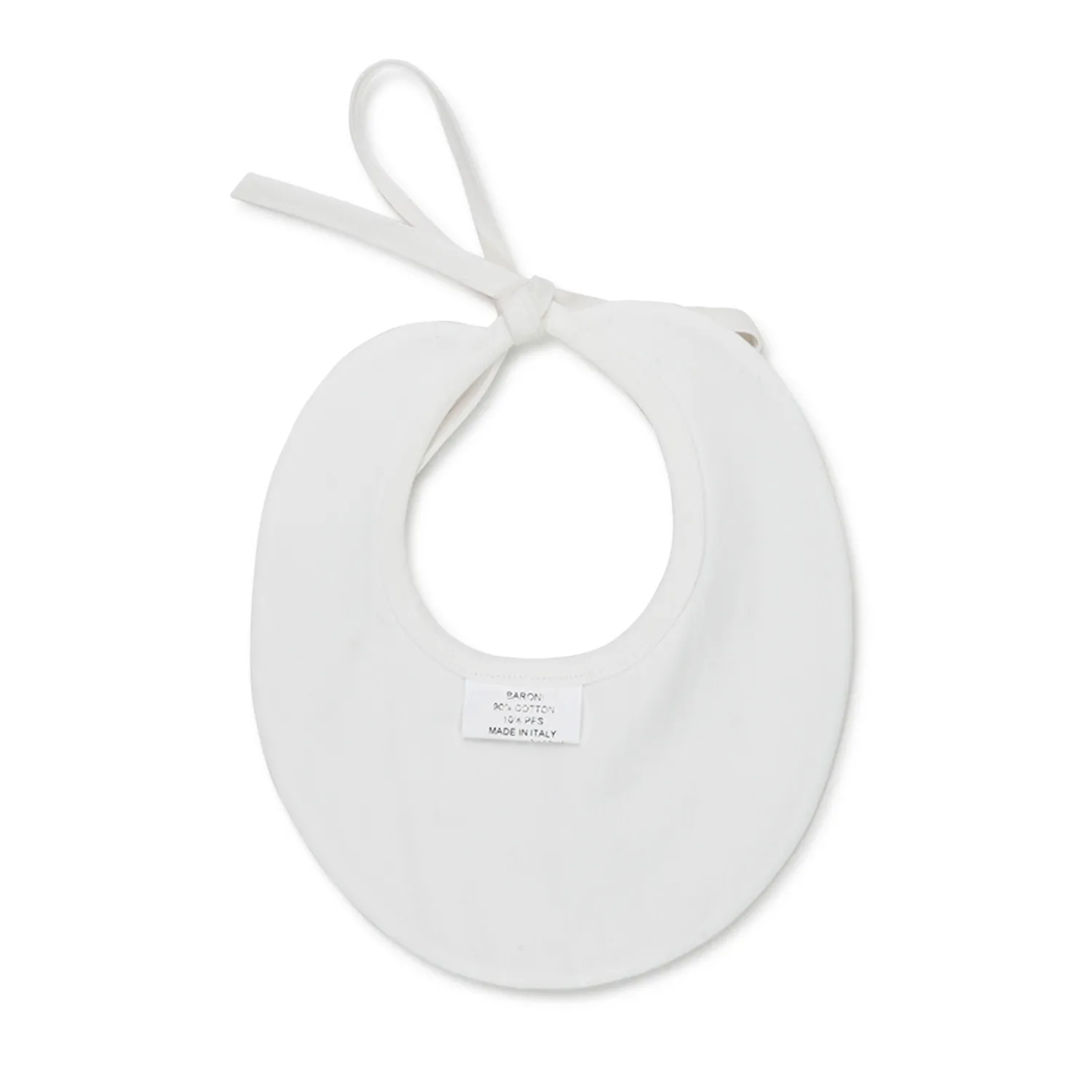 Bavaglino Di Seta Bianco Latte
