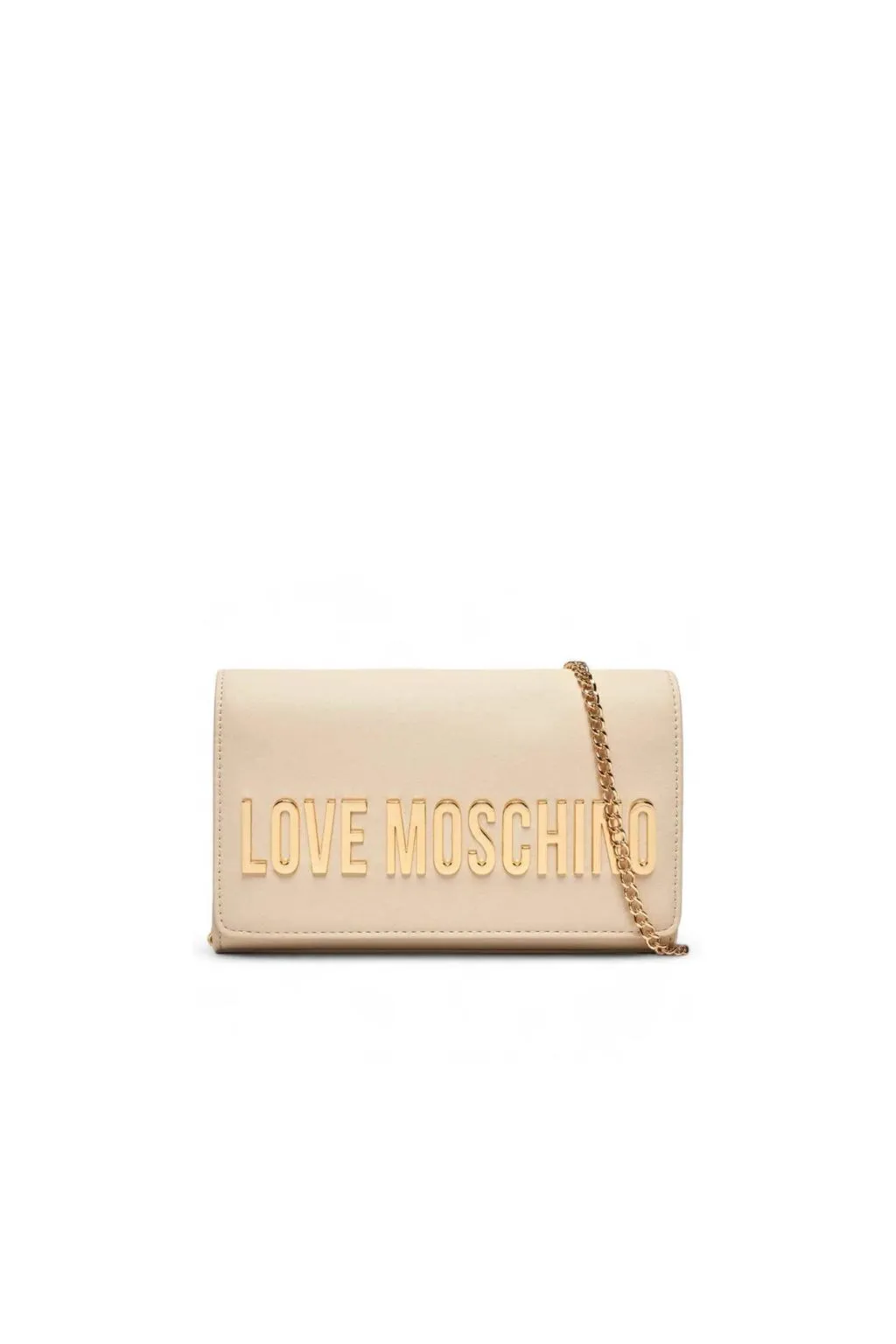 BORSA A TRACOLLA AVORIO LOVE MOSCHINO LETTERE 4103