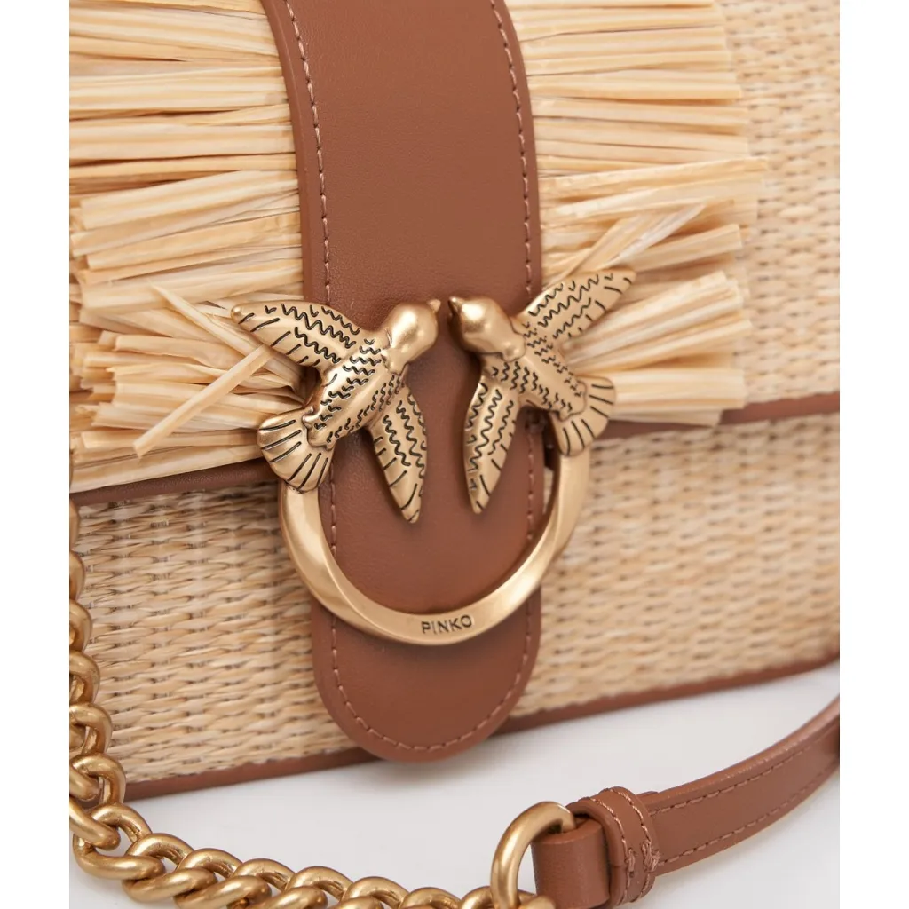 Borsa a tracolla Love One Mini Light marrone
