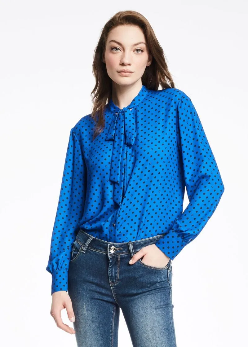 Camicia a pois