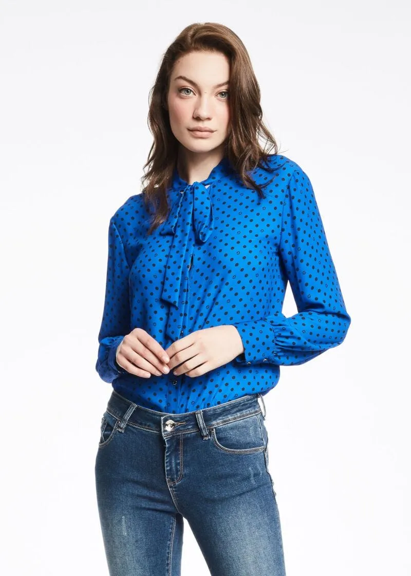 Camicia a pois