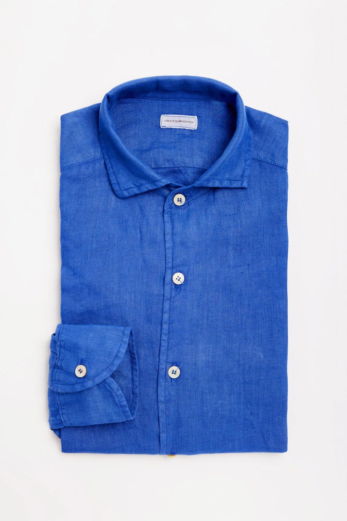 CAMICIA COLLO PARAMONTURA  LINO JEANS