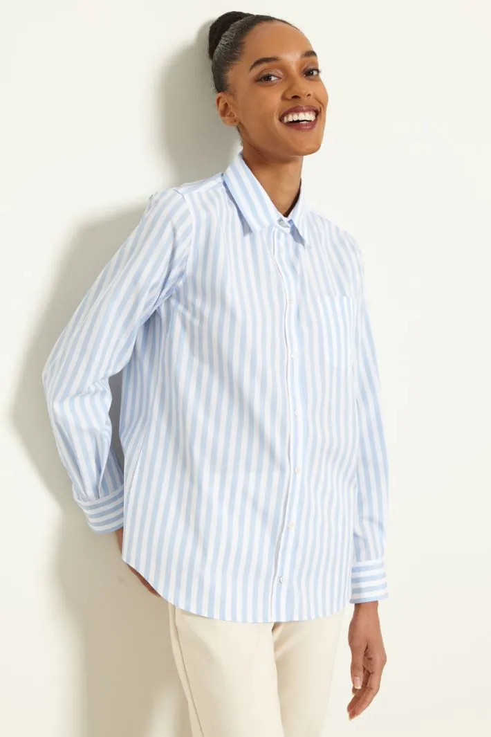 Camicia con taschino applicato