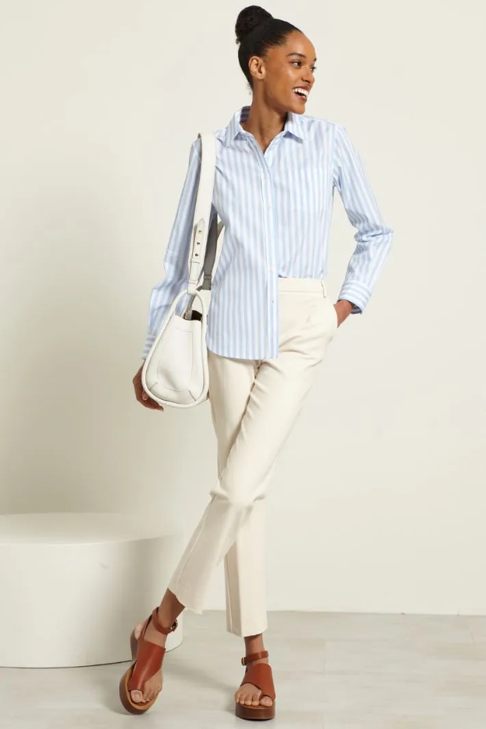 Camicia con taschino applicato