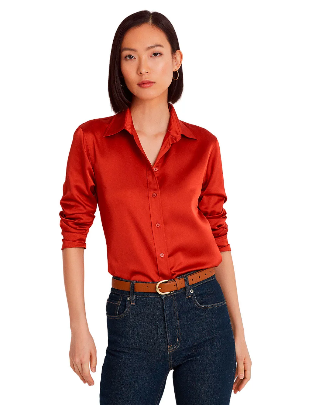 CAMICIA IN CHARMEUSE