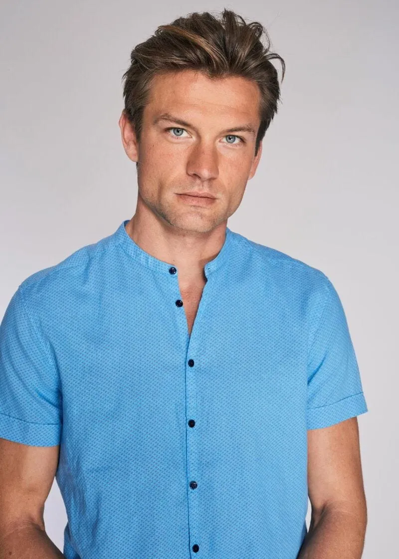 Camicia in cotone a maniche corte