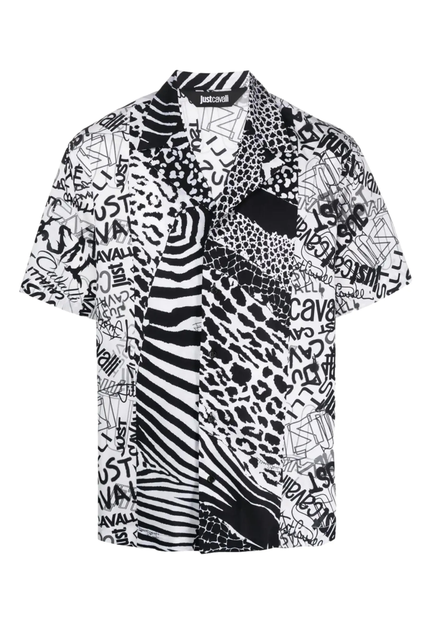 CAMICIA MEZZE MANICHE FANTASIA ANIMALIER