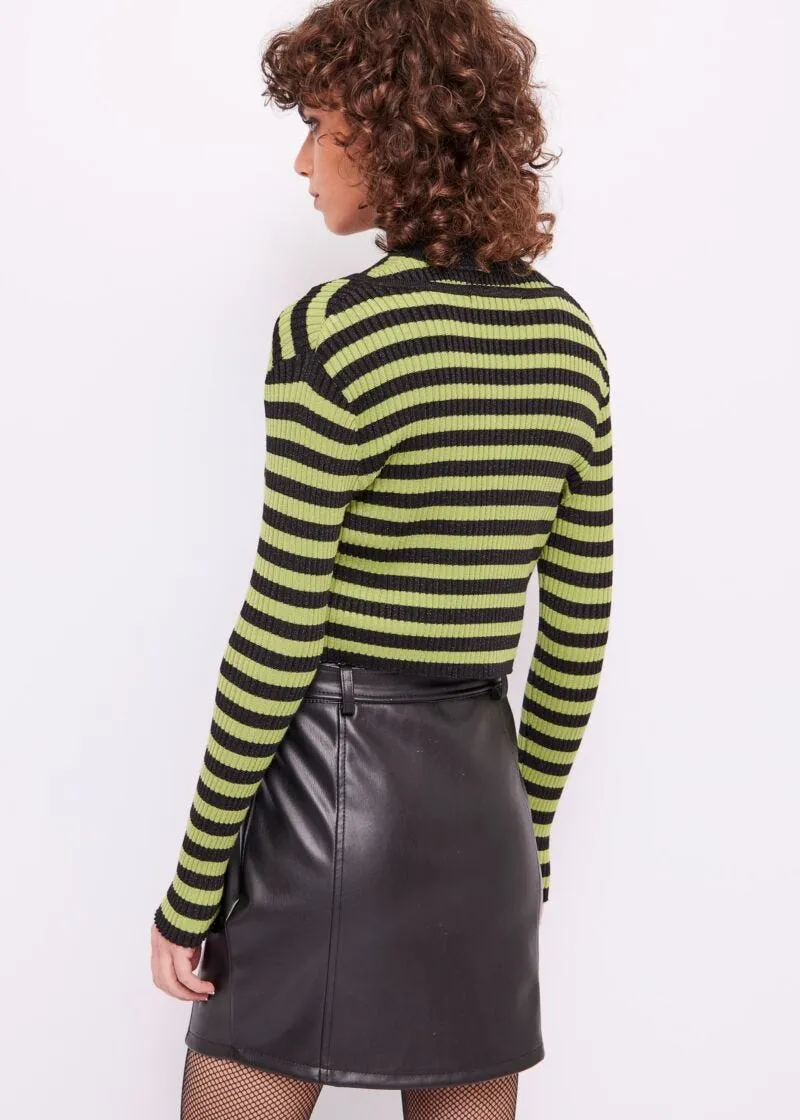 Cardigan a righe