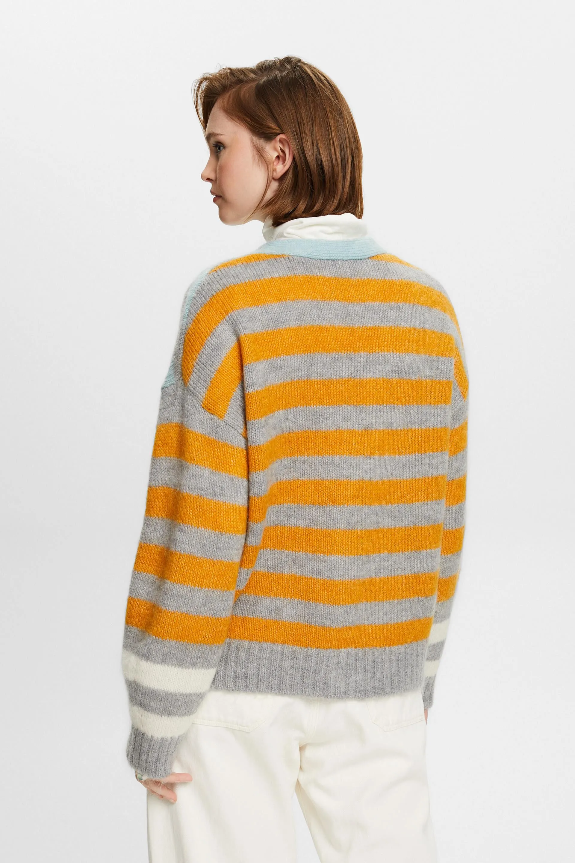 Cardigan in misto lana mohair