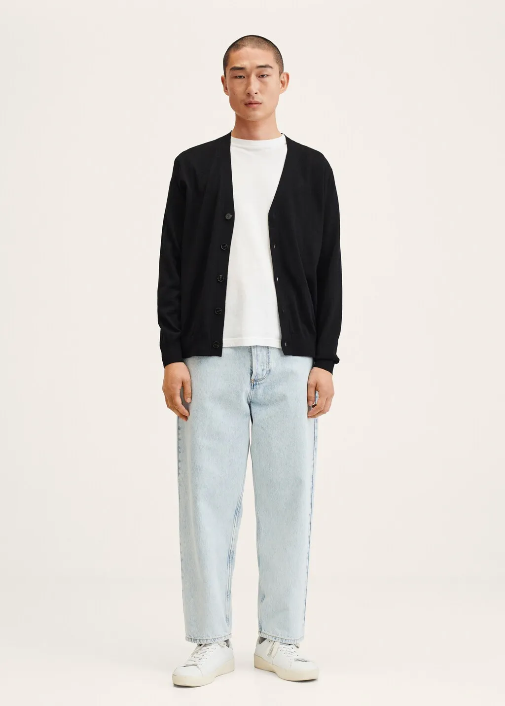 Cardigan lana merino lavabile