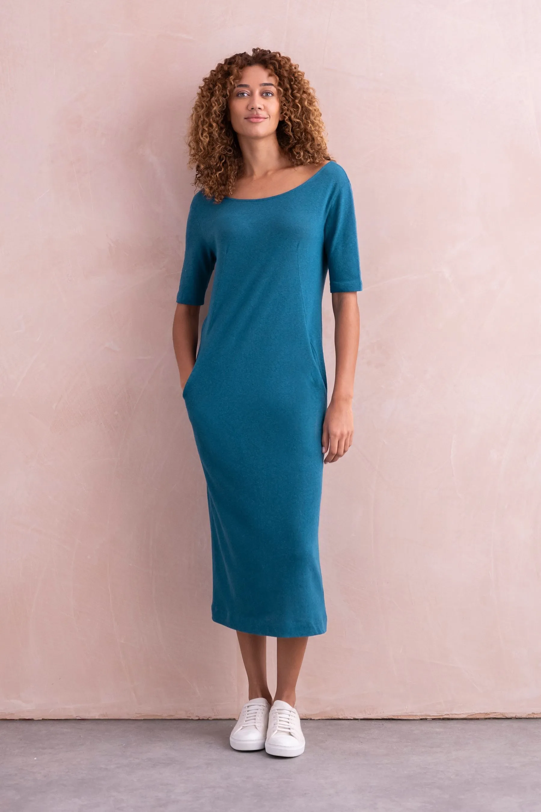 Celtic & Co.. Cotton Button Back Vestito    