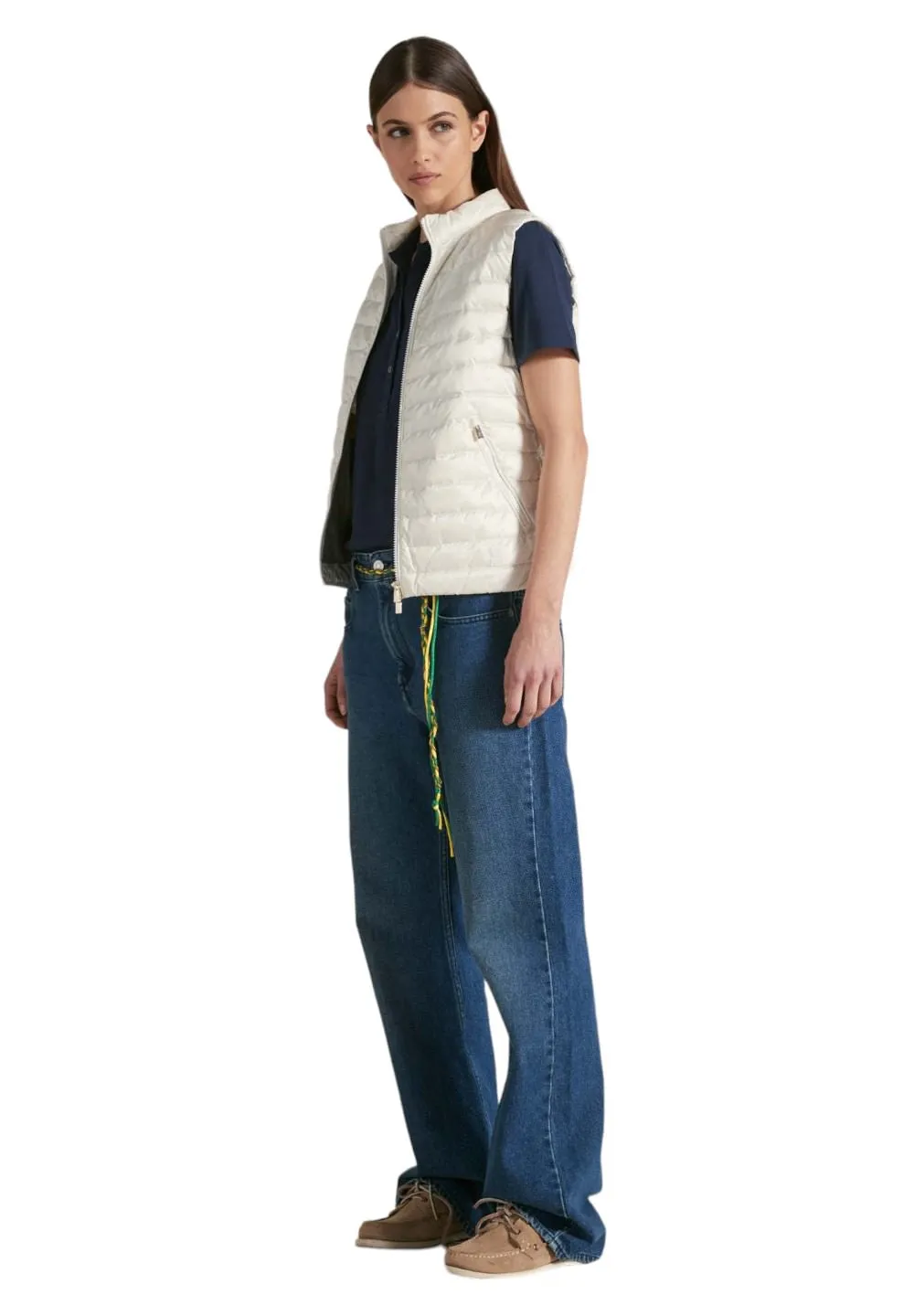 Ciesse Piumini Donna Smanicato Gilet PAPRIKA-134XXP Bianco
