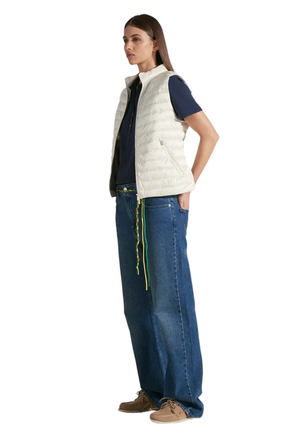 Ciesse Piumini Donna Smanicato Gilet PAPRIKA-134XXP Bianco