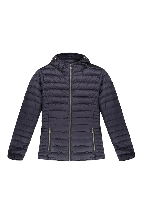 Ciesse Piumini women's jacket with hood Carrie 205CFWJ00178 blue