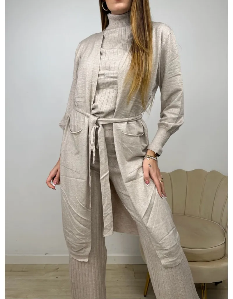 CO ORD SET 3 PEZZI GIULY BEIGE