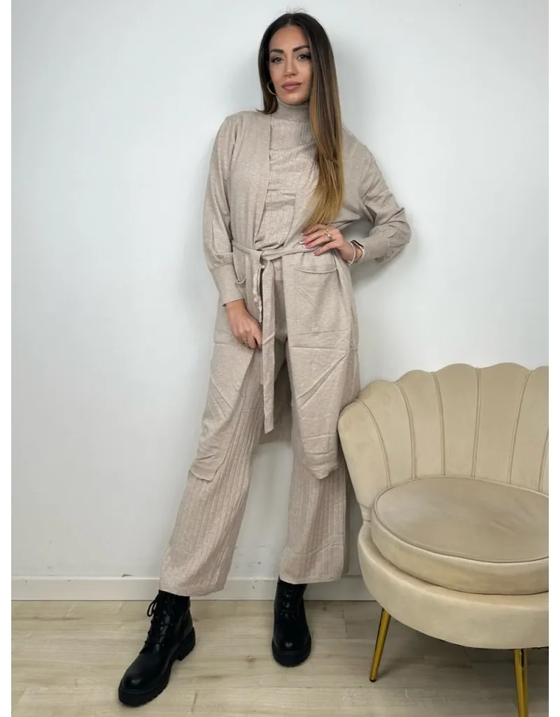 CO ORD SET 3 PEZZI GIULY BEIGE