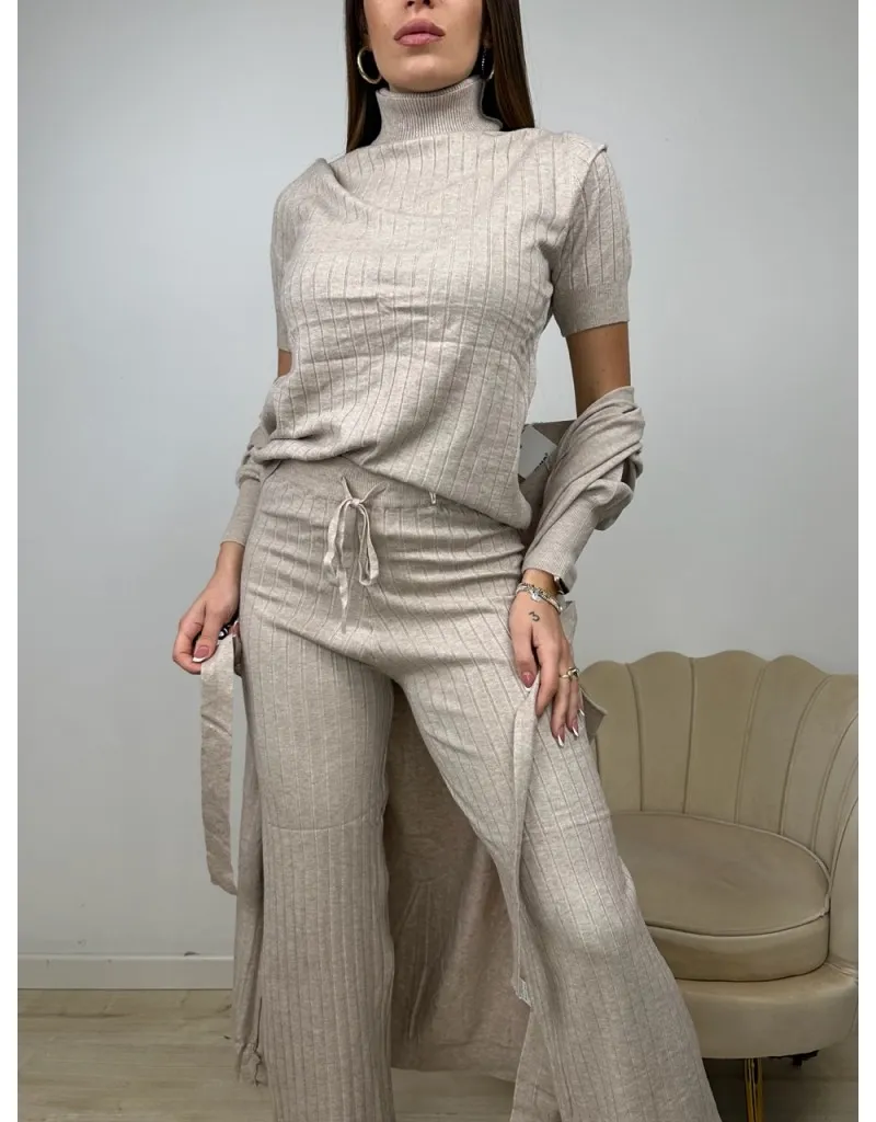 CO ORD SET 3 PEZZI GIULY BEIGE