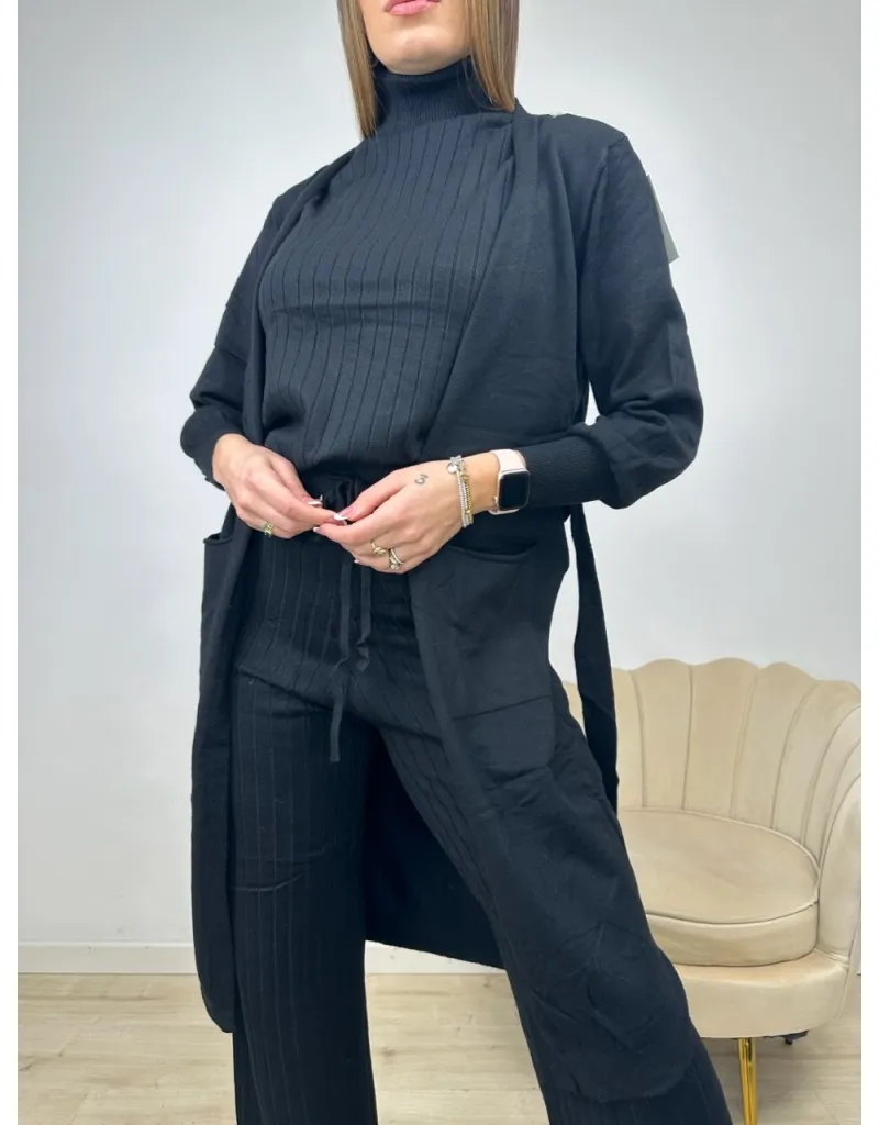 CO ORD SET 3 PEZZI GIULY NERO
