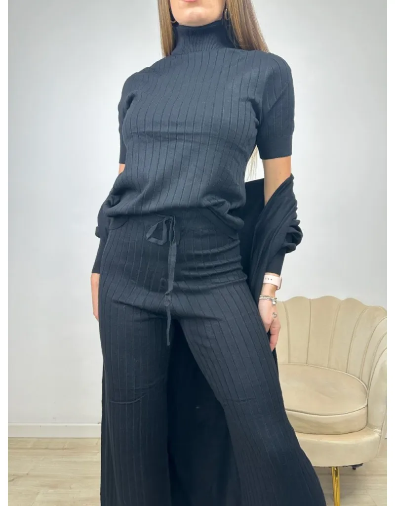 CO ORD SET 3 PEZZI GIULY NERO