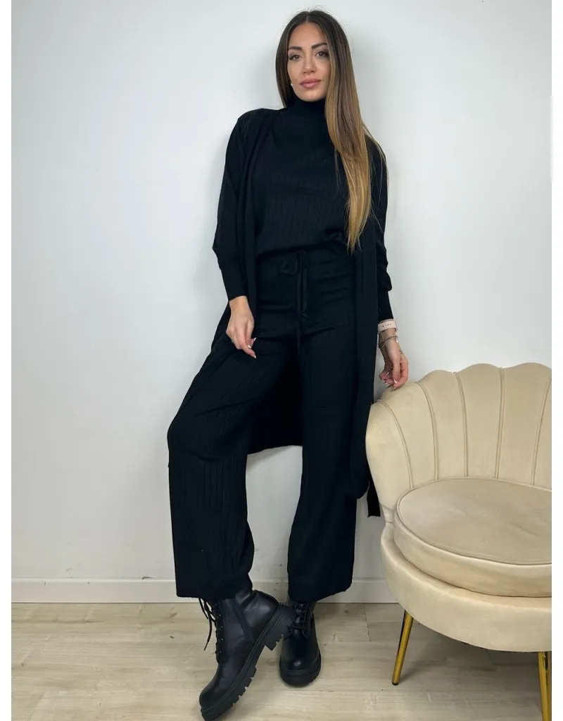 CO ORD SET 3 PEZZI GIULY NERO