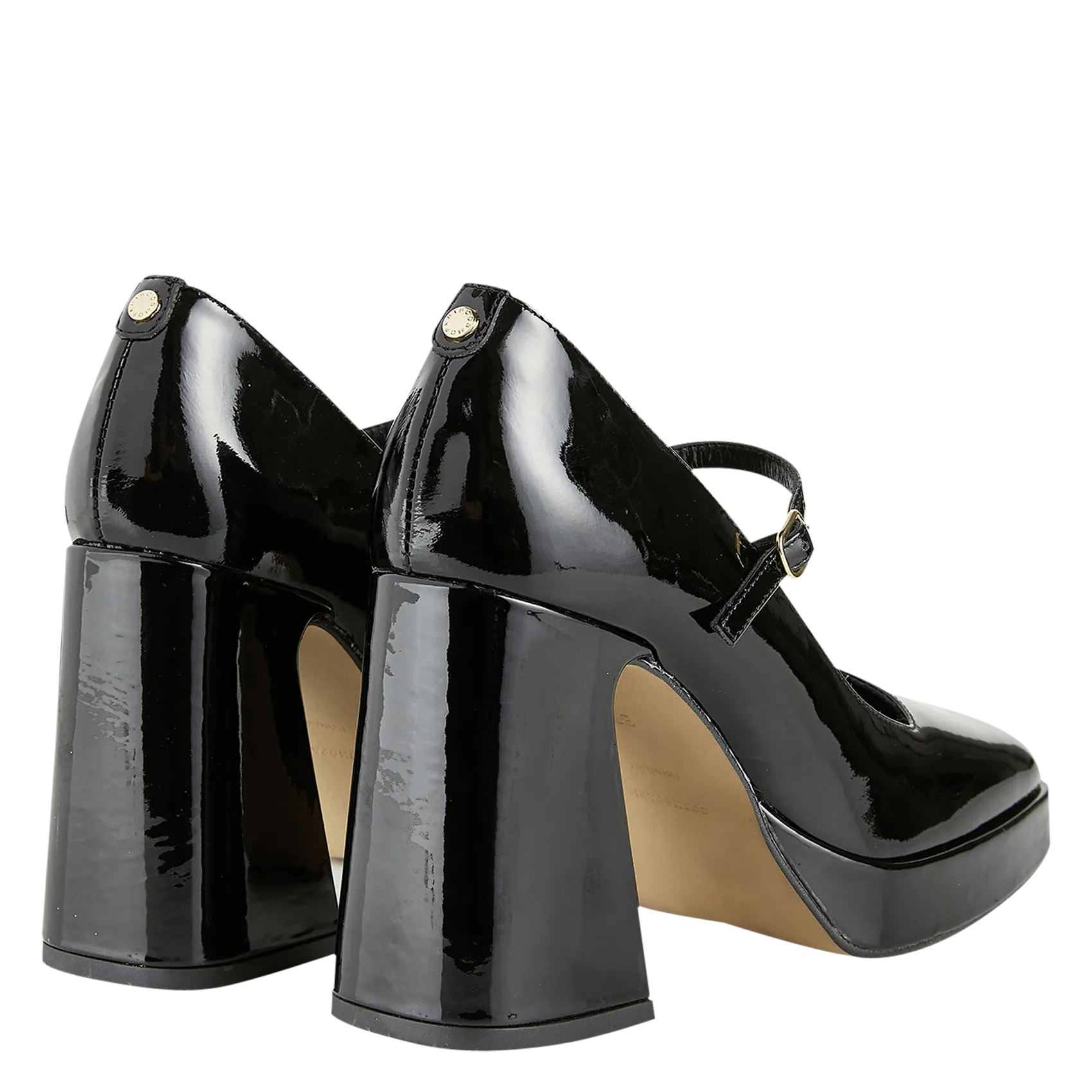  COSMOPARIS   PIPER - Mary Jane in pelle lucida | Nero