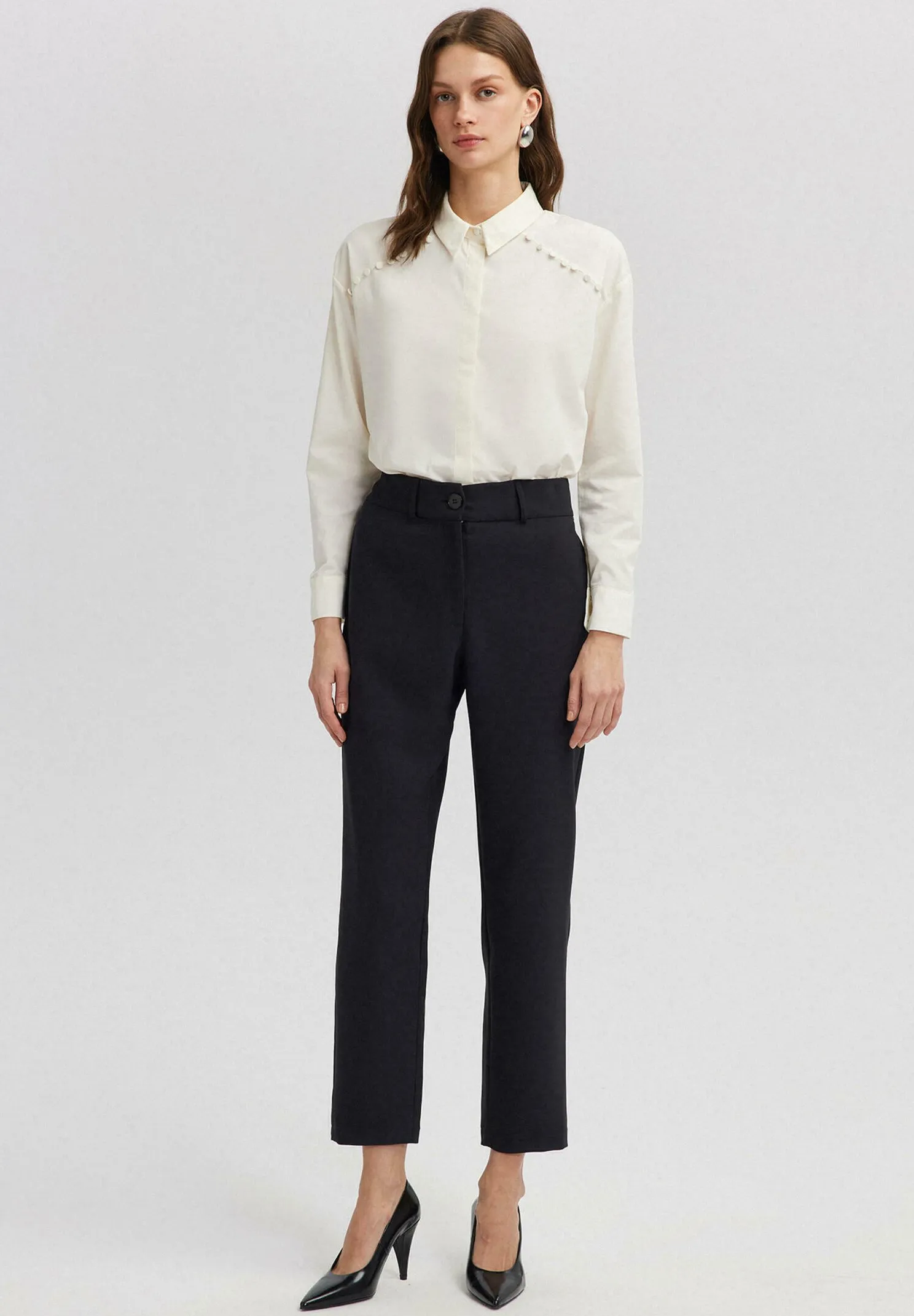 CREPE  - Pantaloni
