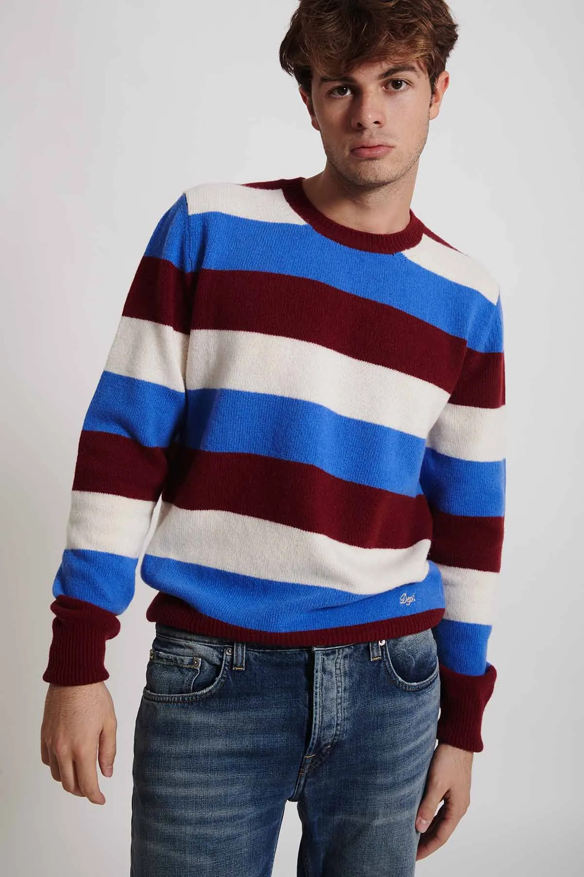 DEPARTMENT FIVE Maglia girocollo a righe