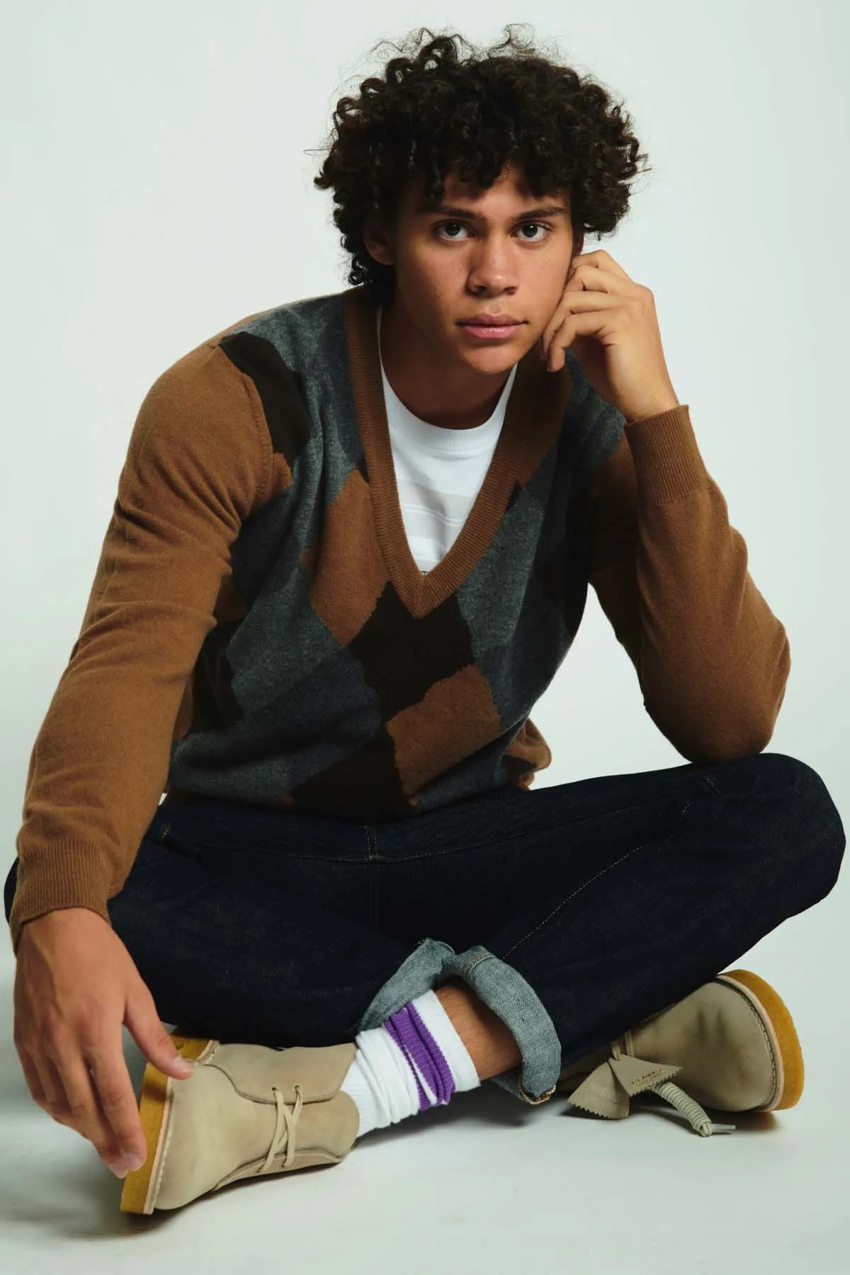 Department Five Maglia Pullover con rombi