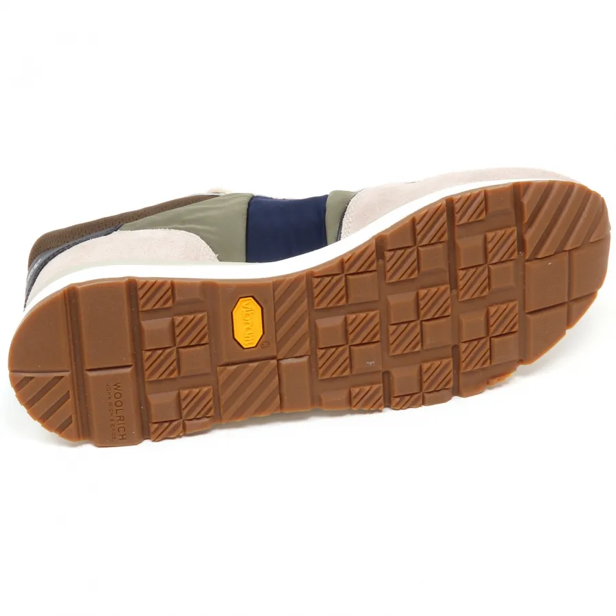 E8808 scarpa uomo  green/blu/beige WOOLRICH JOHN RICH & BROS shoe man