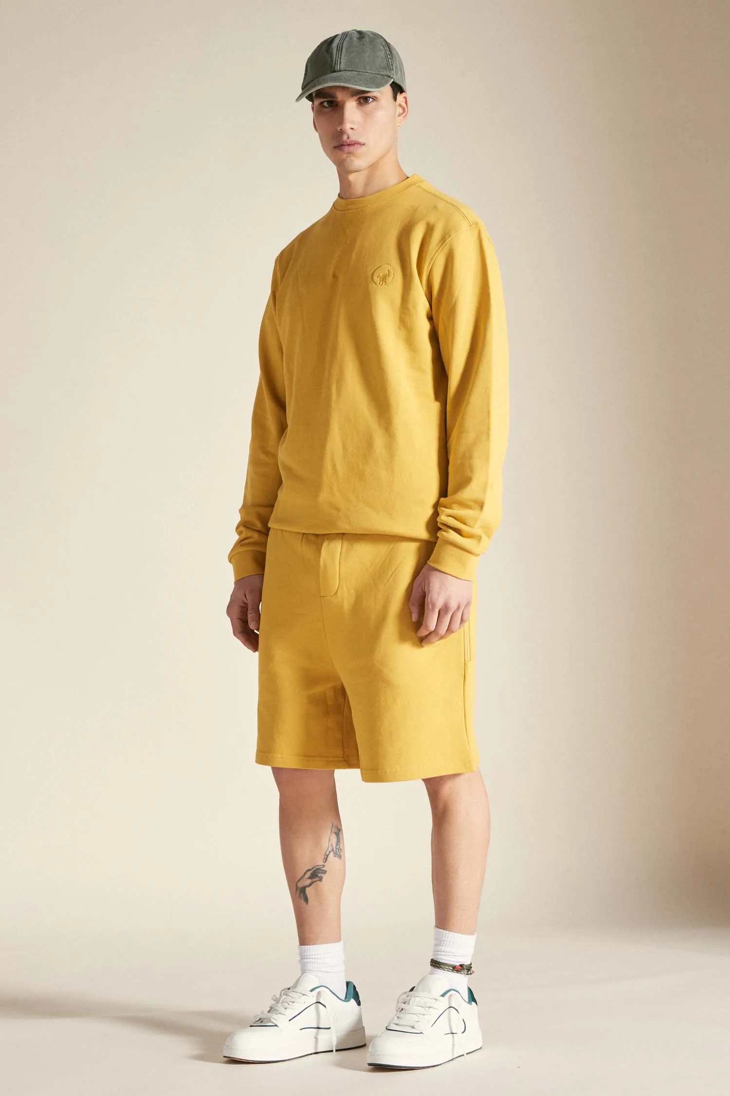 FLEA 2.0 – Felpa gialla girocollo