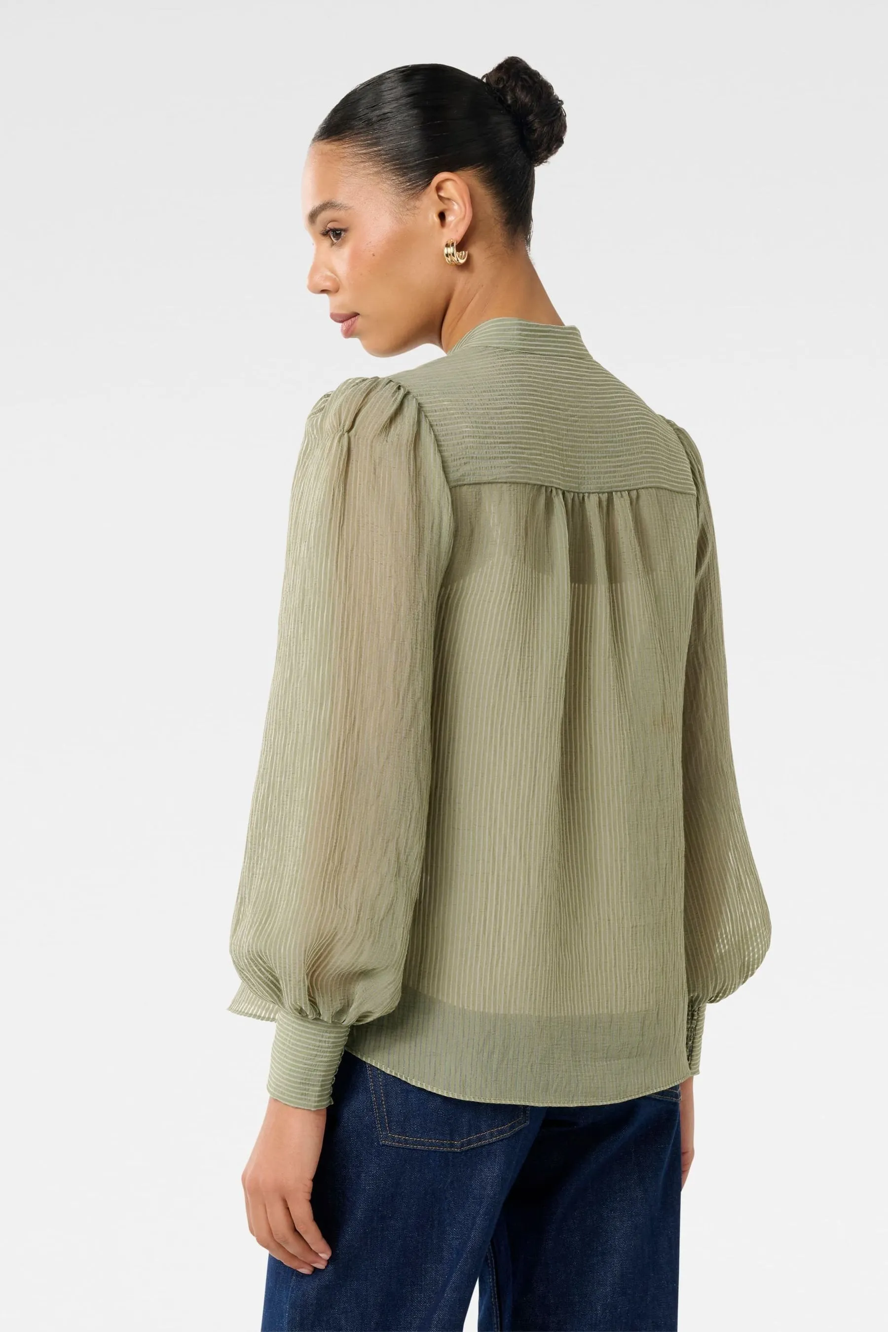 Forever New Leo Soft Stripe Blouse    